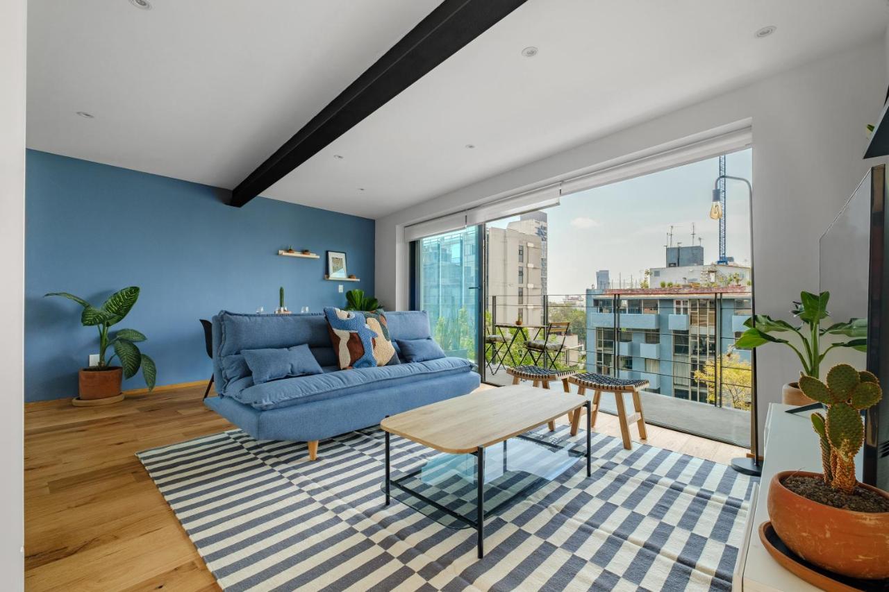 Modern Apartments La Condesa Pet Friendly Мехико Экстерьер фото